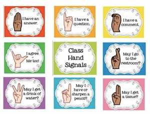 Class Hand Signals 